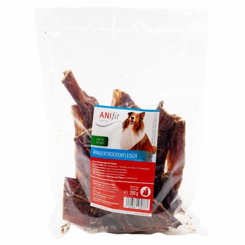 Dog Snacks Dried Meat (Trockenfleisch) 200g 1 Piece -1- Anifit